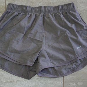 Nike Women's Tempo Running Shorts Dri Fit Size Large Grey